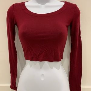 SOLD OUT STYLE Cropped Long Sleeve Shirt